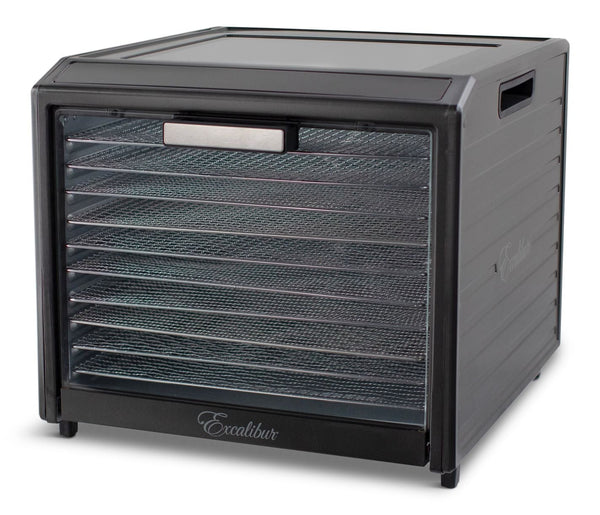 Performance Series 10-Tray Food Dehydrator, Steel, 700W, Stainless Steel, Black P1267