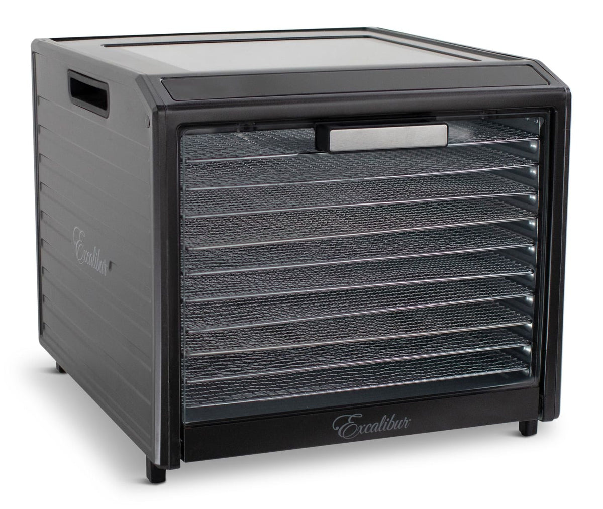 Performance Series 10-Tray Food Dehydrator, Steel, 700W, Stainless Steel, Black
