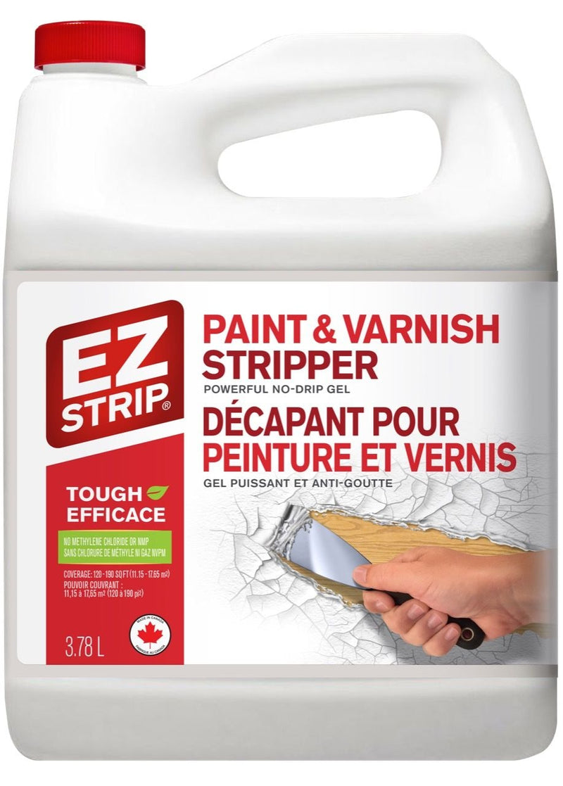 Professional Strength Paint Remover & Varnish Stripper Gel, Low VOC, 3.78-L Z7570