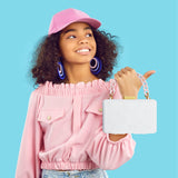 Girls Purse Makeup Case, Pink
