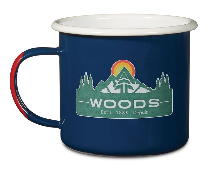 Forest Enamel Camping Mugs, Assorted Designs P5943