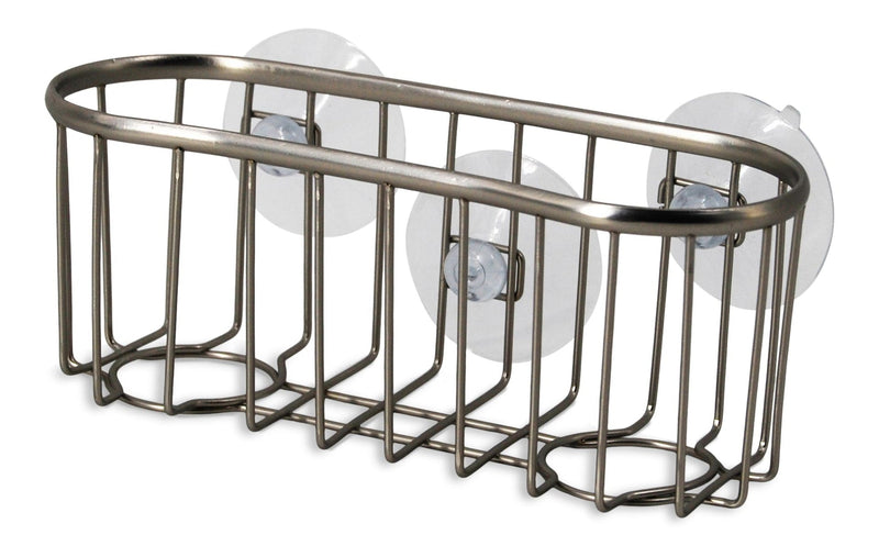Chrome Sponge & Dishwand Holder / Caddy O6049