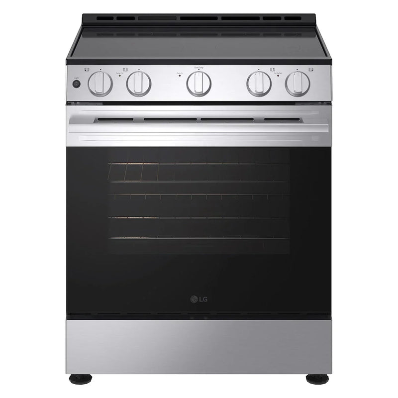 30 in 5.3 cu ft. Stainless Steel Electric Freestanding Range with Convection Bake T3036