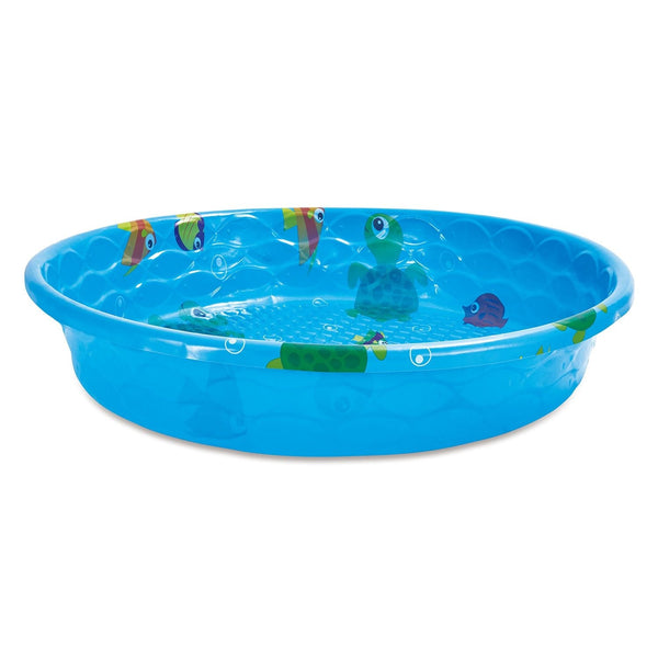 Lightweight Round Plastic Wading Pool, 59 x 11.4-in, Ages 3+ Q9449