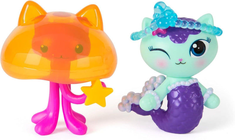 The Movie, MerCat & Kitty Jellyfish, Toy Figures with 2 Accessories, Ages 3+ H8938