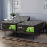 GhostBed Luxe II 35.6 cm (14 in.) Gel Memory Foam Mattress with Adjustable Base