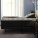 GhostBed Luxe II 35.6 cm (14 in.) Gel Memory Foam Mattress with Adjustable Base