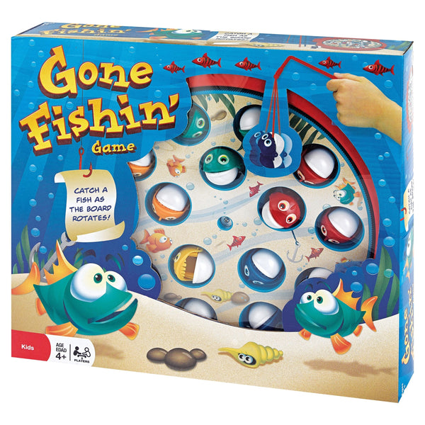 Gone Fishin' Hand-Eye Coordination Game, Multi-Coloured, 2 Players, Ages 4+ Y3906