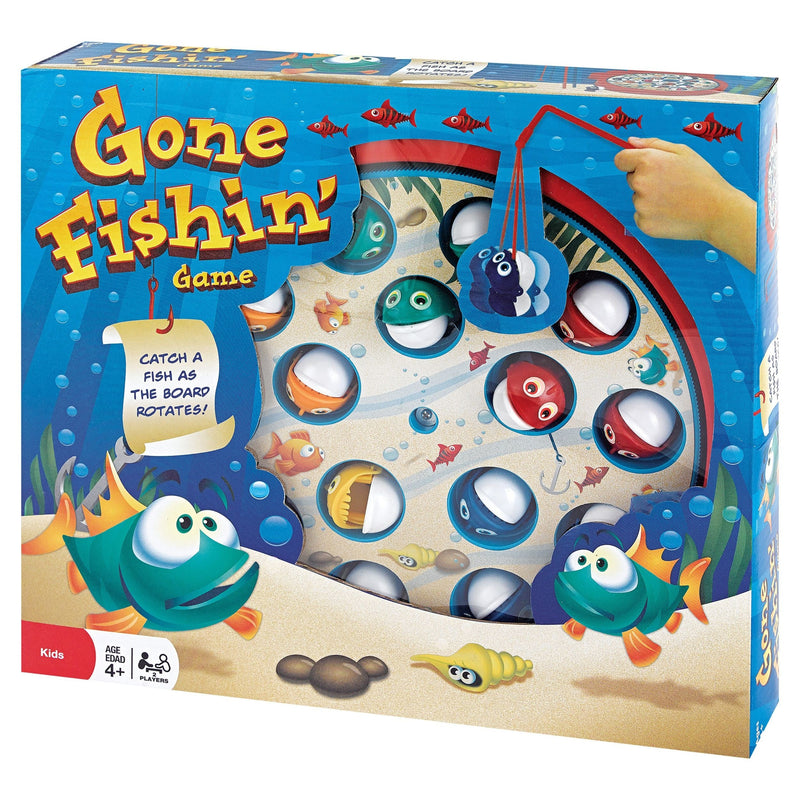 Gone Fishin' Hand-Eye Coordination Game, Multi-Coloured, 2 Players, Ages 4+ Y3906