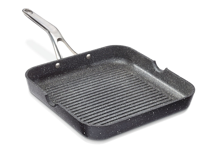 The Rock Original Grill Pan, Dishwasher & Oven Safe, Black, 10.6-in A9976
