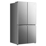 Hisense 31.5 in. 17 cu. ft. Stainless Steel Counter Depth 4-Door Refrigerator with Triple-Zone Function