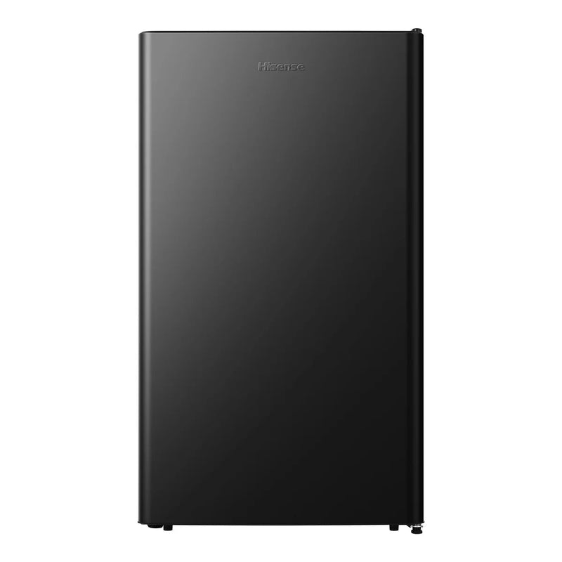 33 in. 3.3 cu ft. Black Compact Fridge with Reversible Curved Door N7751
