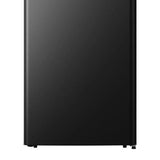 33 in. 3.3 cu ft. Black Compact Fridge with Reversible Curved Door