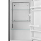 33 in. 3.3 cu ft. Black Compact Fridge with Reversible Curved Door