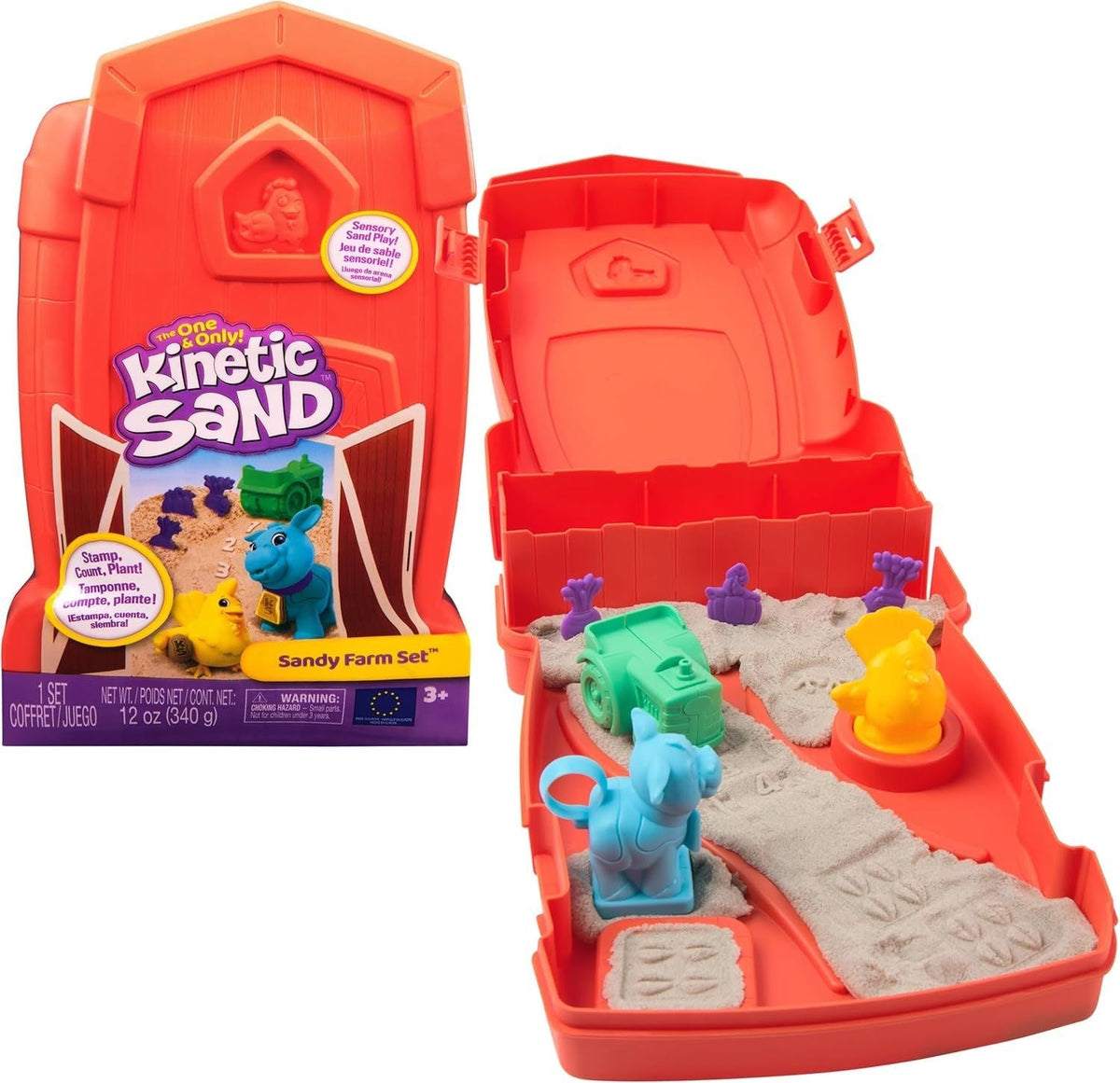 Sand Single-Colour Sandy Farm Set for Ages 3+