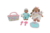 Kisses & Cuddles Soft Body Baby Doll Gift Set with 12-in and 16-in Dolls