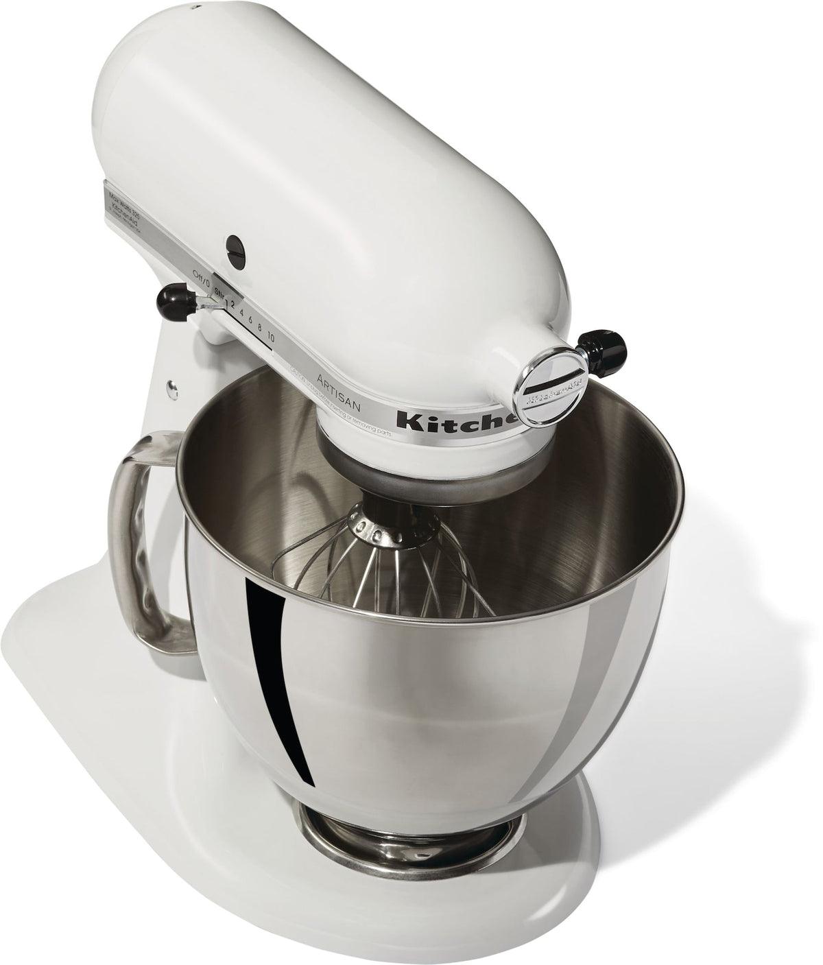 Artisan Series 5-Quart Tilt-Head Stand Mixer, White