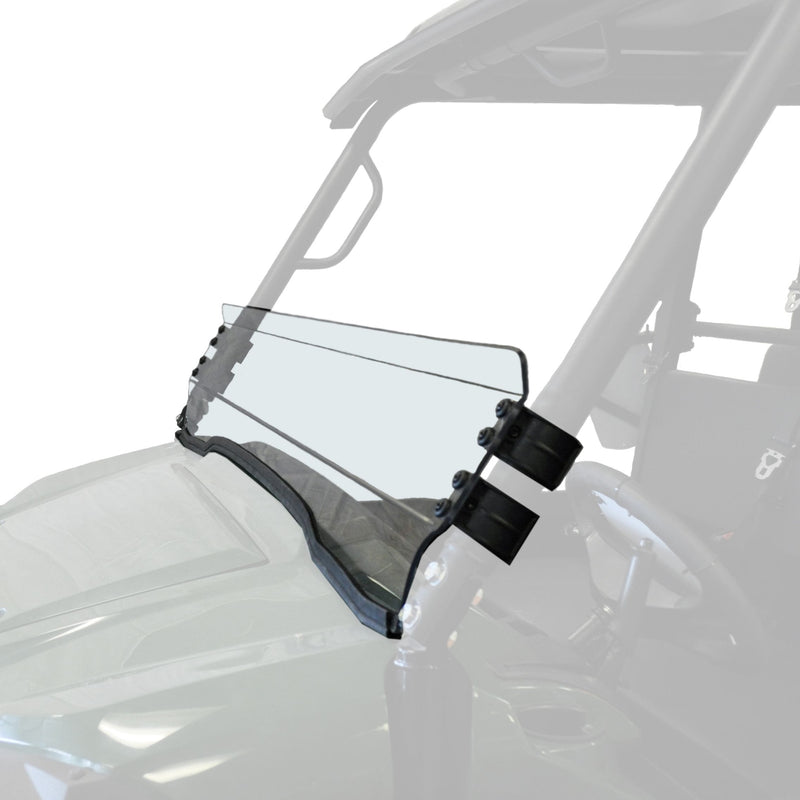 Uncoated Half Fixed Windshield, Mule PRO FX/T E5351