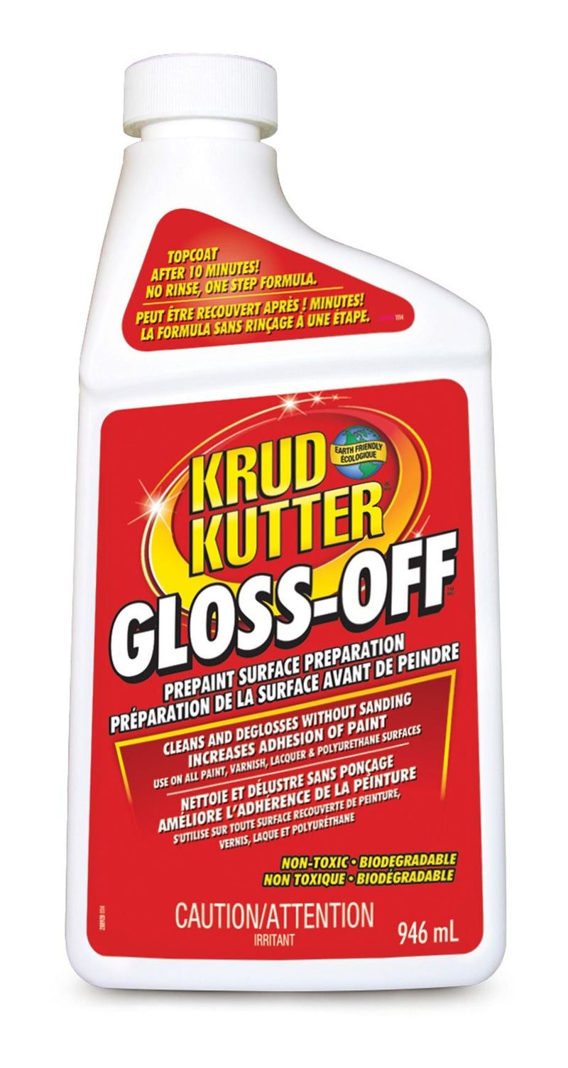 Gloss-Off Pre-Paint Surface Preparation, Cleaner & Deglosser Without Sanding, 946-mL V883