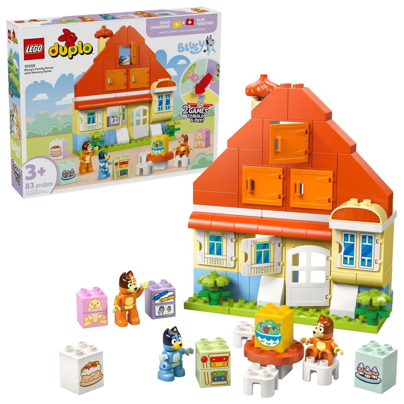 's Family House with Memory Game - 10459, 83-pcs, Ages 3+ E8117