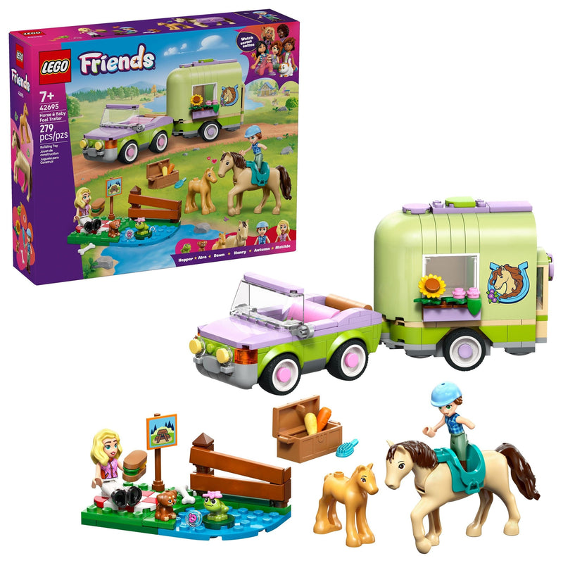 Friends Horse & Baby Foal Trailer - 42695, 279-pcs, Ages 6+ T4039