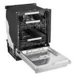 24 in. Stainless Steel FlushFit Top Control Dishwasher with AutoVentDry and Floor Status Indicator