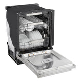 24 in. Stainless Steel FlushFit Top Control Dishwasher with AutoVentDry and Floor Status Indicator