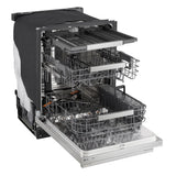 24 in. Stainless Steel FlushFit Top Control Dishwasher with AutoVentDry and Floor Status Indicator