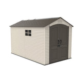 Lockable Steel Shed, Beige, 7 x 12 -ft