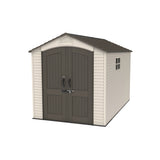 Lockable Steel Shed, Beige, 7 x 12 -ft