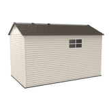 Lockable Steel Shed, Beige, 7 x 12 -ft