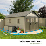 Outdoor Storage Shed, 11-ft x 18.5-ft