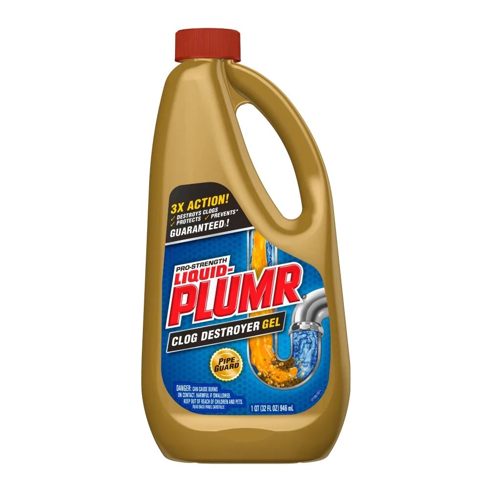 Pro Strength Kitchen Clog Destroyer Gel, Lemon Scent, 946-mL