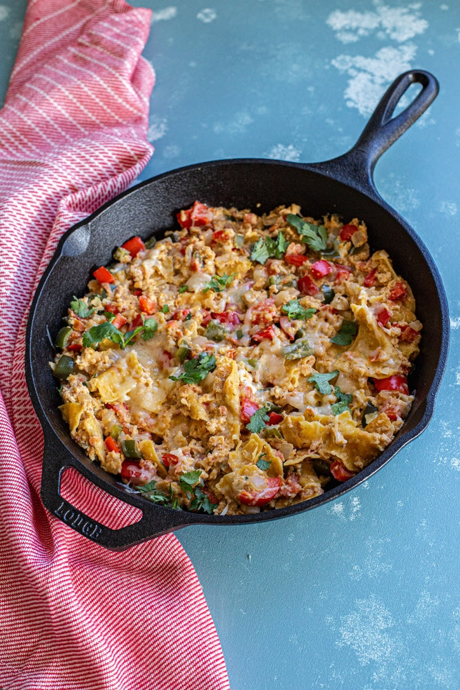 Seasoned Cast-Iron Skillet, 10.3-in
