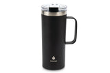 Tahoe Insulated Stainless Steel Mug with Leakproof Lid, 20-oz