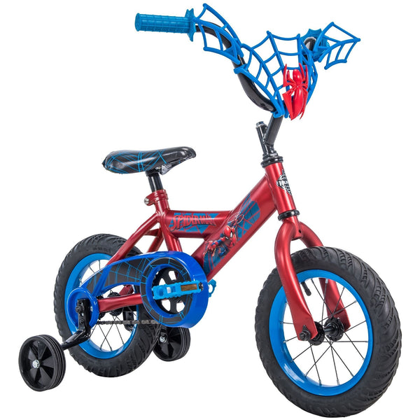 Kids' Bike 12-in Wheel, Red/Blue Q9465