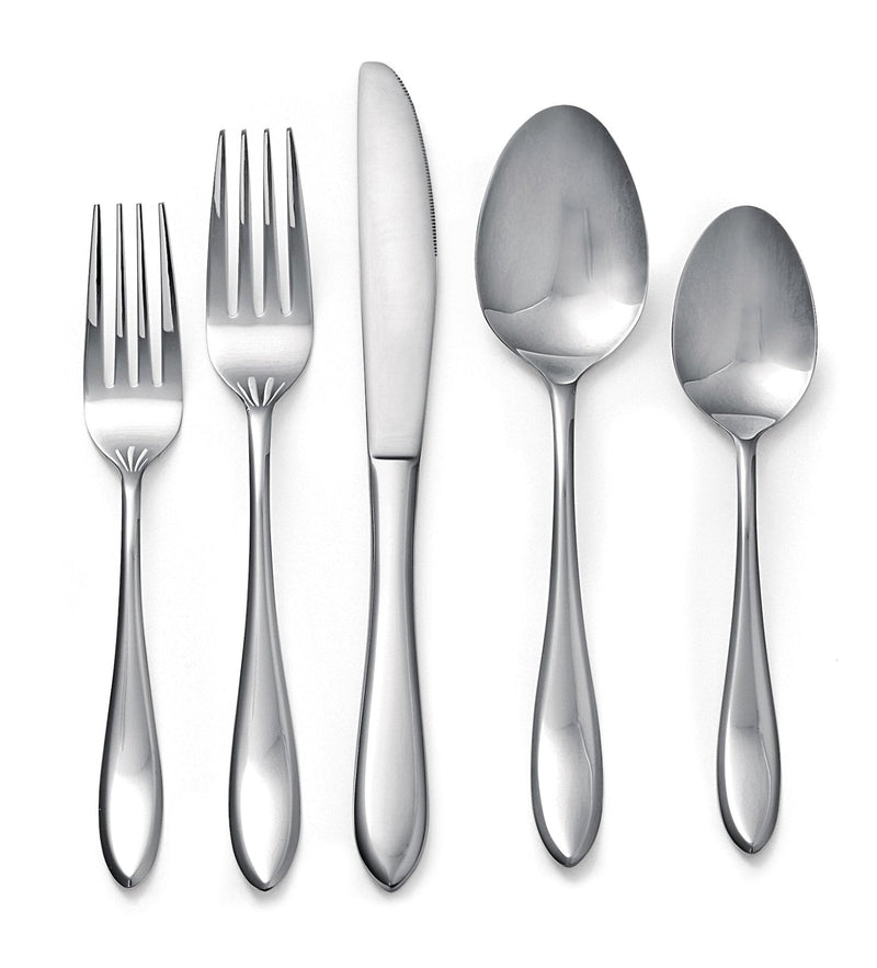 Point Stainless Steel Flatware Set, Serves 4, 20-pc A9629
