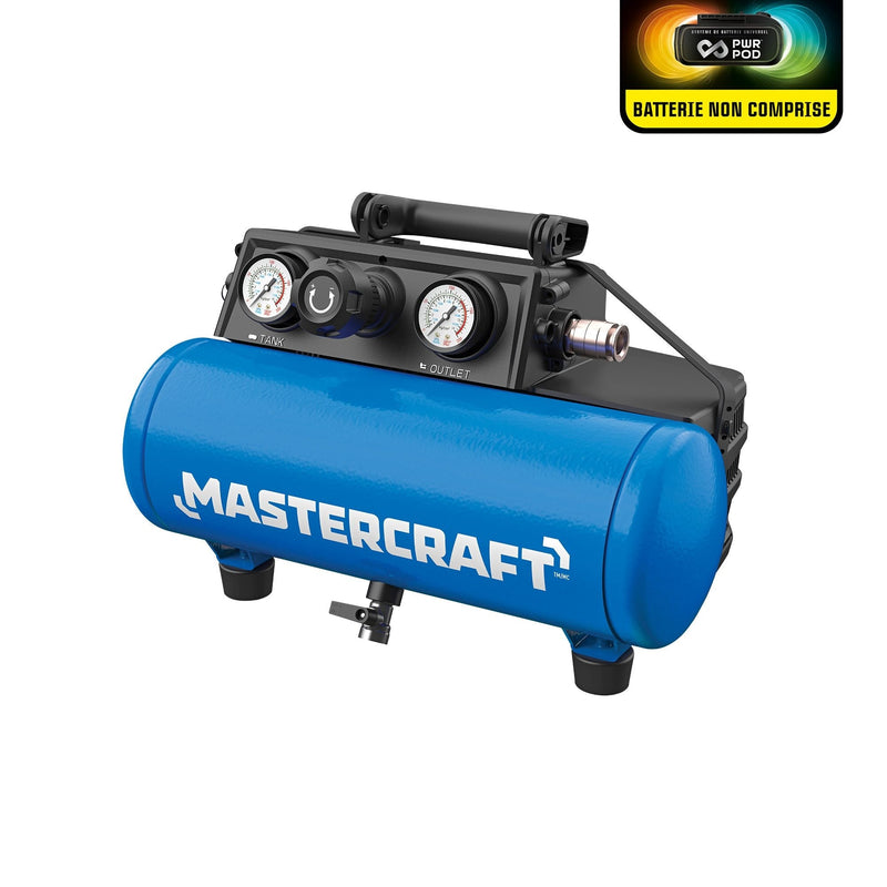 20V Cordless 1-Gallon Air Compressor, Tool Only, Compatible S6086