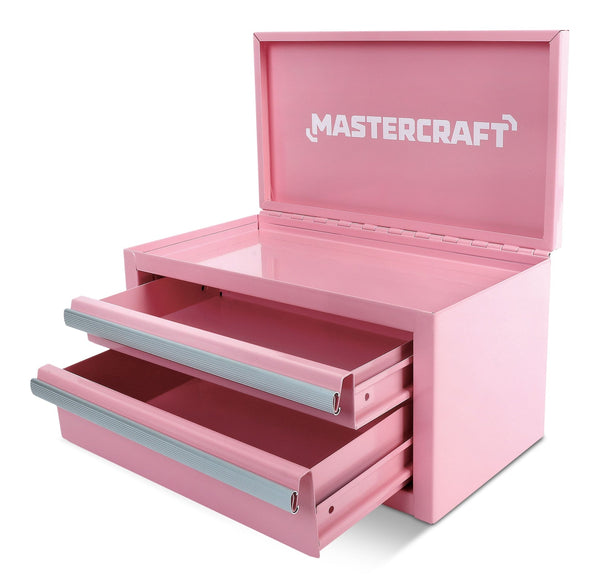Mini Toolbox with 2 Drawers, Pink F5862