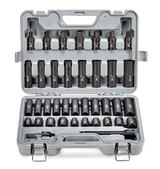 1/2-in Drive Professional Grade Impact Socket Set, 38-pc, CRMO