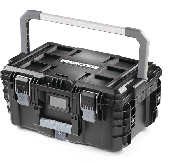 Brix Modular Portable Medium Toolbox/Tool Storage, IP65, 23x16x11-in S6199