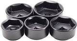 Oil Filter Socket Set, Metric, 5-pc