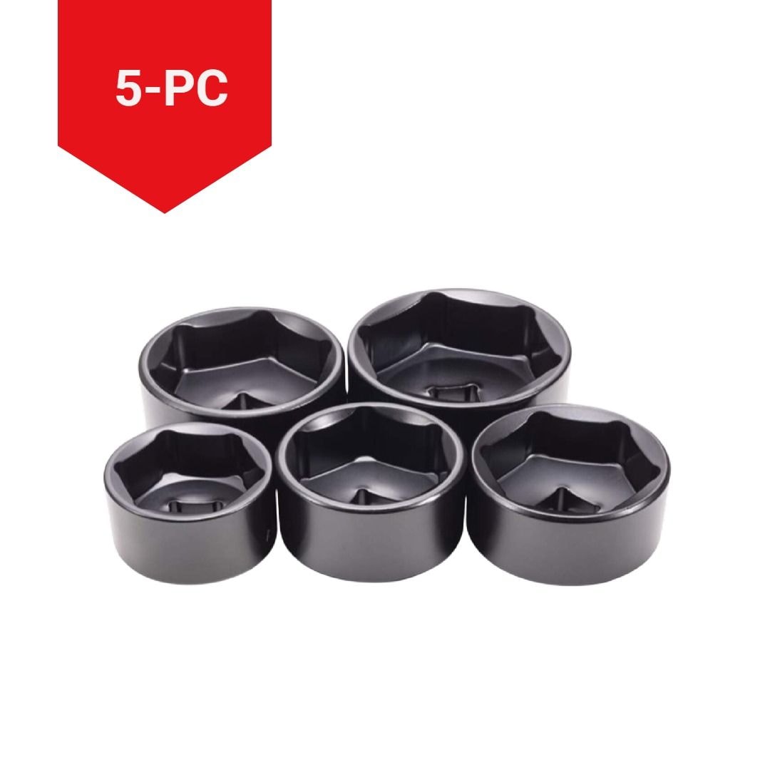 Oil Filter Socket Set, Metric, 5-pc