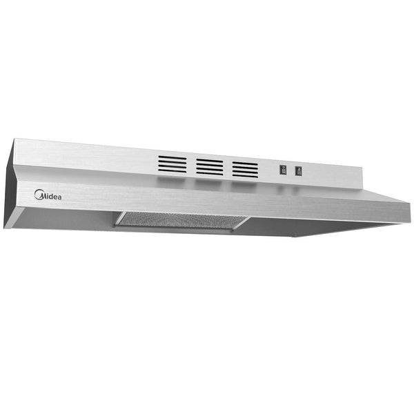 Basic 200 CFM Under the Cabinet Kitchen Exhaust Fan Range Hood, Stainless Steel, 30-in S5883
