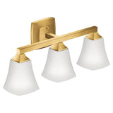 Voss 3-Light Vanity Lighting Fixture, Brushed Gold
