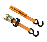 3,000-lb Padded Handle Ratchet Tie Down Straps, 1.25-in x 10-ft, 2-pk