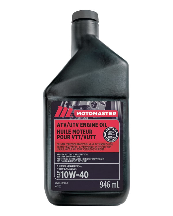 4-Stroke Premium ATV/UTV Engine Oil 10W40, 946-mL T2884