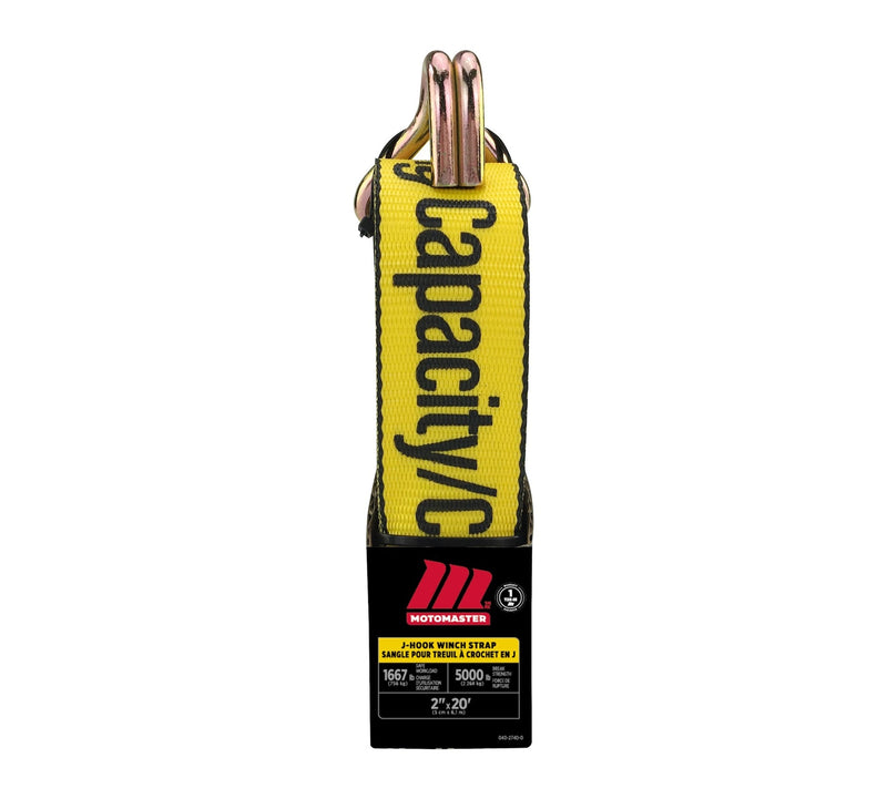 5,000-lb J-Hook Winch Strap, 2-in x 10-ft Q3678
