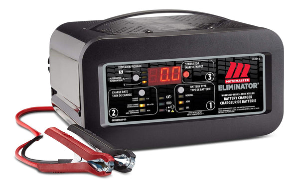 Eliminator Workshop Series Smart Battery Charger, Fully Automatic, 30/12/6-Amp, 6V/12V, with 80-Amp Engine Start Q1462