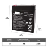 Group Size 24F Battery, 650 CCA